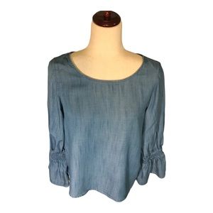 Gap Chambray Blouse